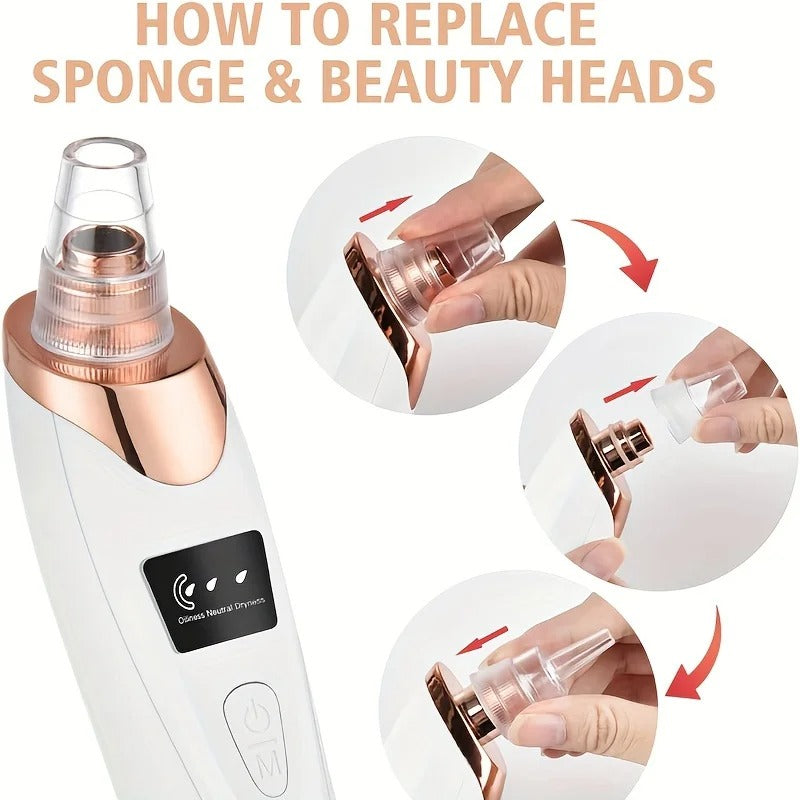 Blackheads, Whiteheads & Face Pores Cleaner & Suction Machine