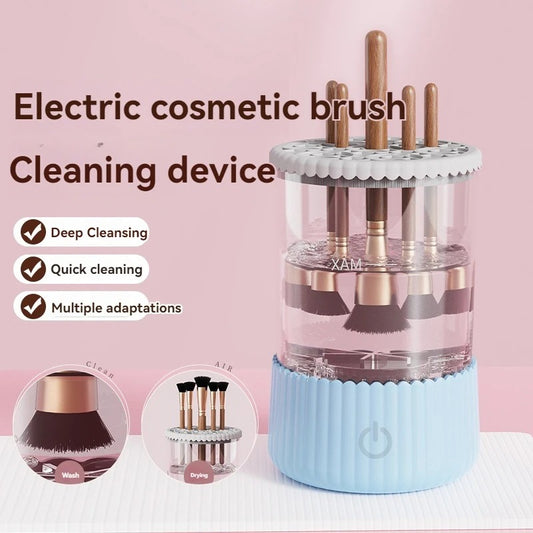 Hot 3-in-1 Electric Makeup Brush Cleaner